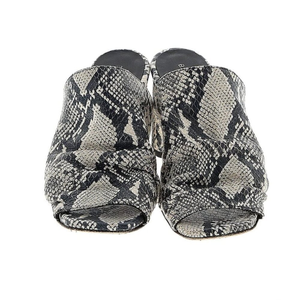 NEW BEAUTIISOLES Made In Italy Sandy Heels Python 3J8 - Picture 5 of 6